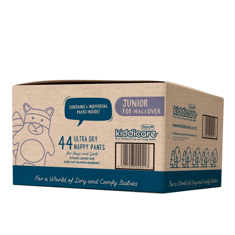 Kiddicare Bulk Deluxe Junior Unisex Nappy Pants 44s