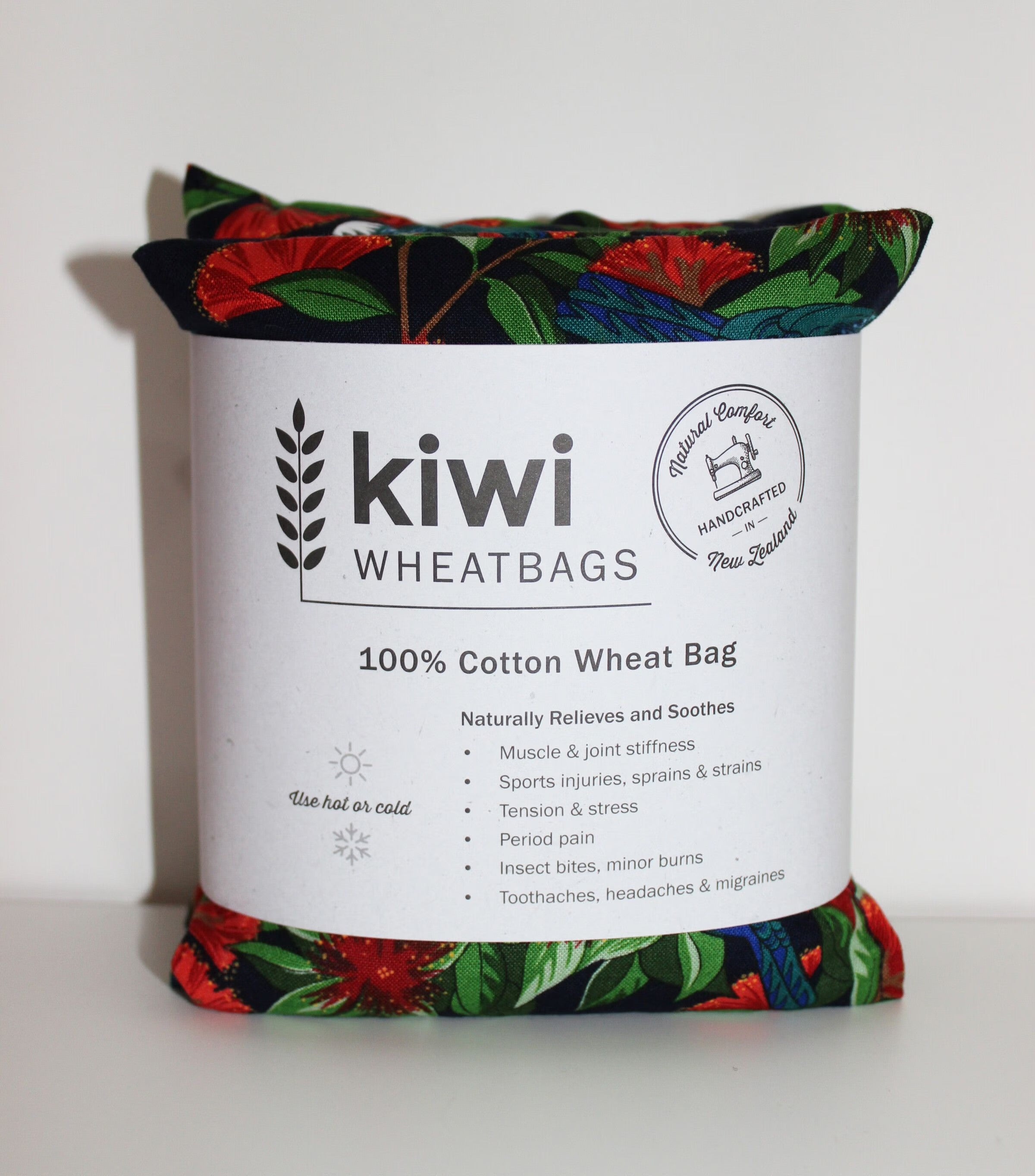 Wheat Bag Cotton Tui & Pohutukawa