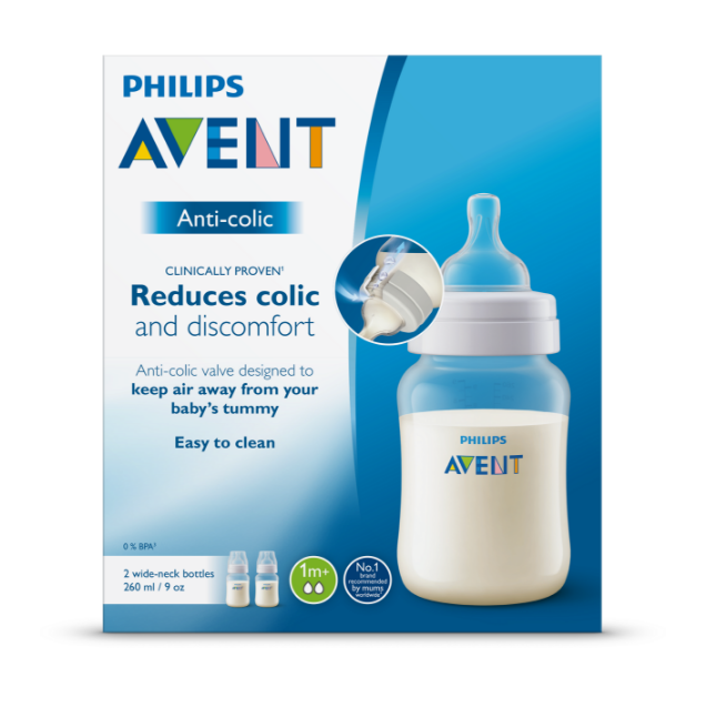 Avent Anti Colic Bottle 260ml 2pk