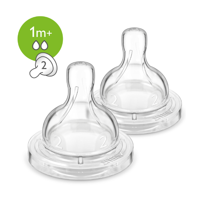 Avent Anti Colic Slow Flow Teat 2pk