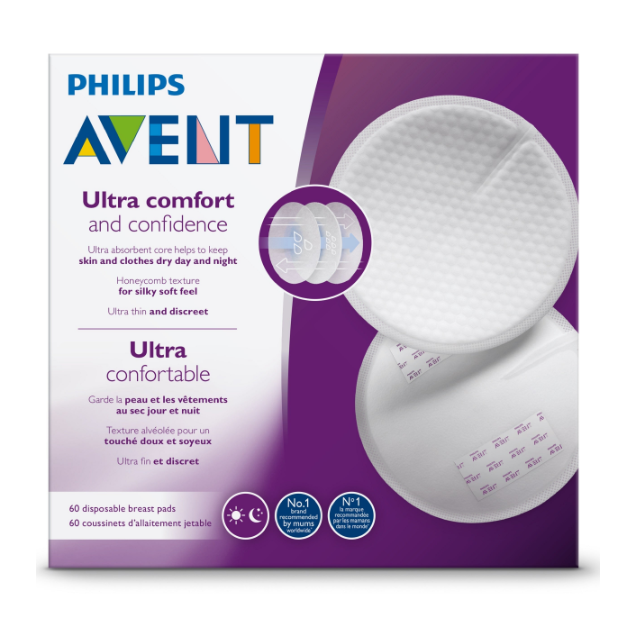 Avent Breast Pads 60pk
