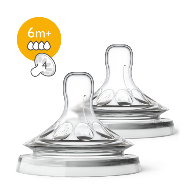 Avent Natural Fast Flow Teat 2pk