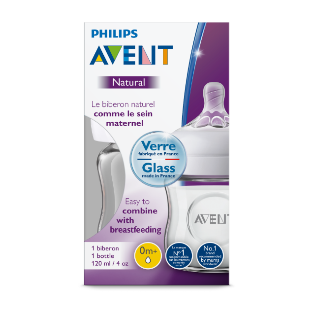 Avent Natural Glass Bottle 120ml