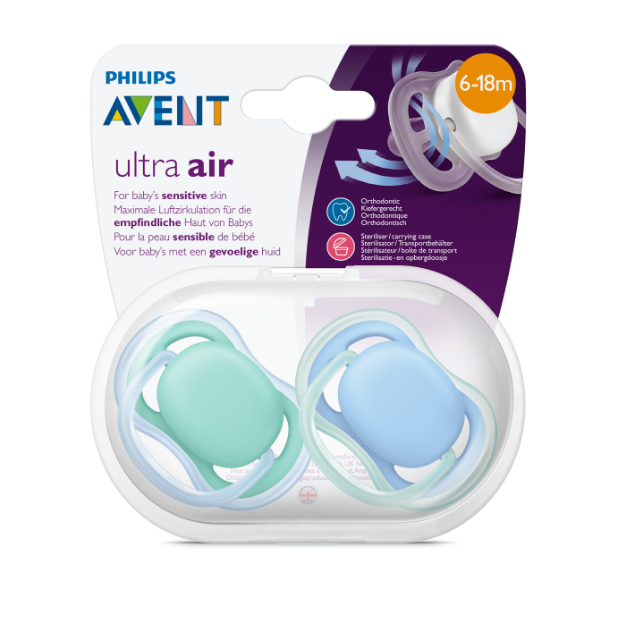 Philips Avent Ultra Air Soother 6-18m - 2 pack