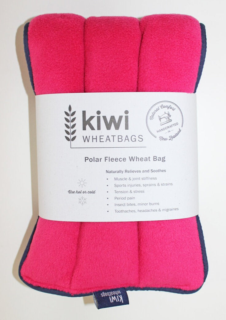Wheat Bag Fuchsia Polar Fleece