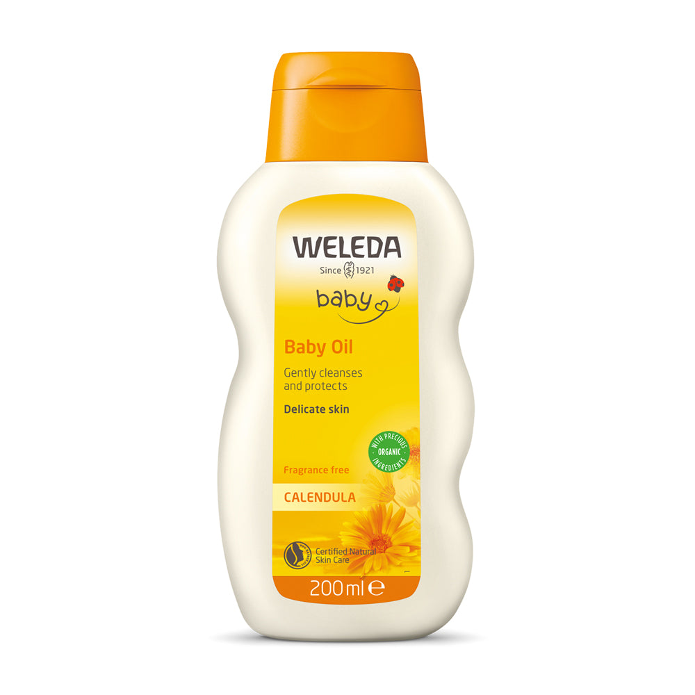 Weleda Calendula Baby Oil Fragrance Free 200ml