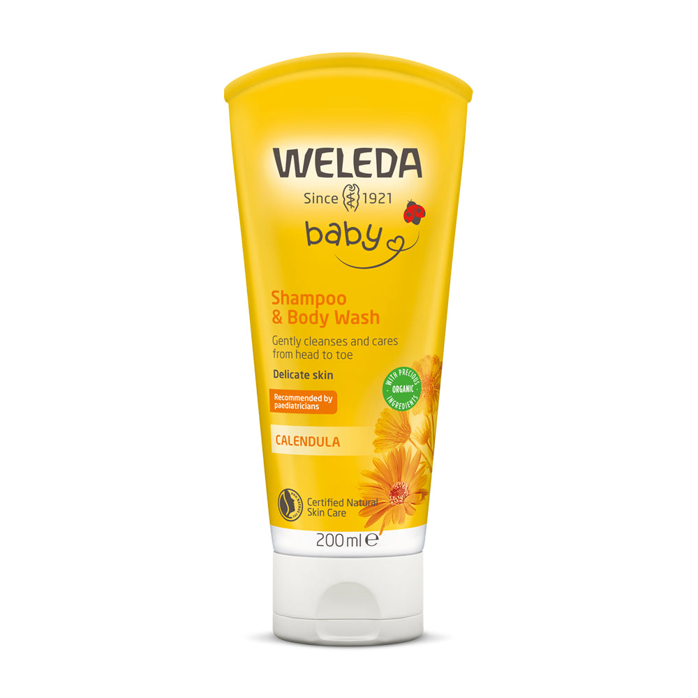 Weleda Calendula Shampoo & Body Wash 200ml