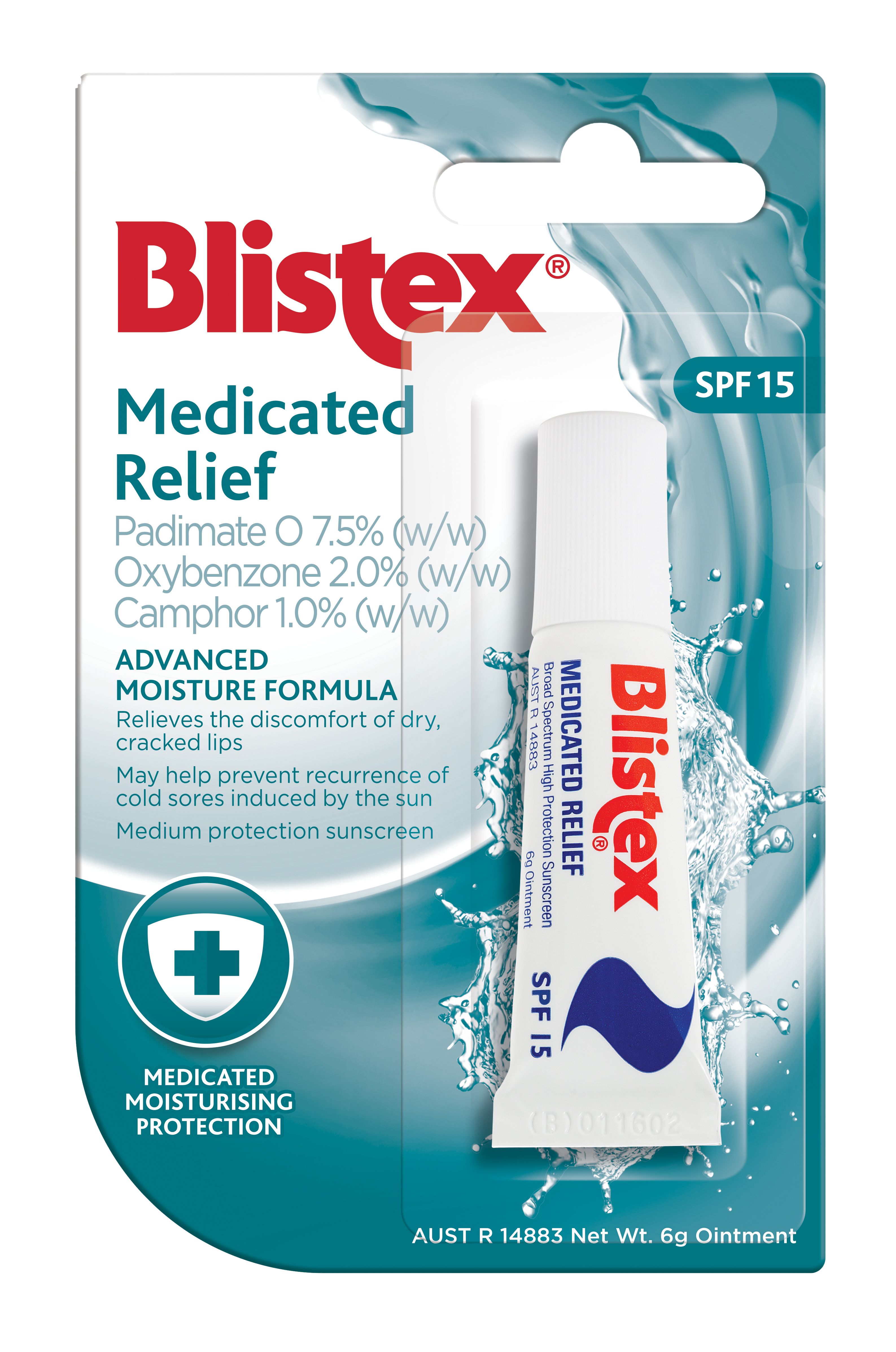 Blistex Medicated Relief SPF15 6g