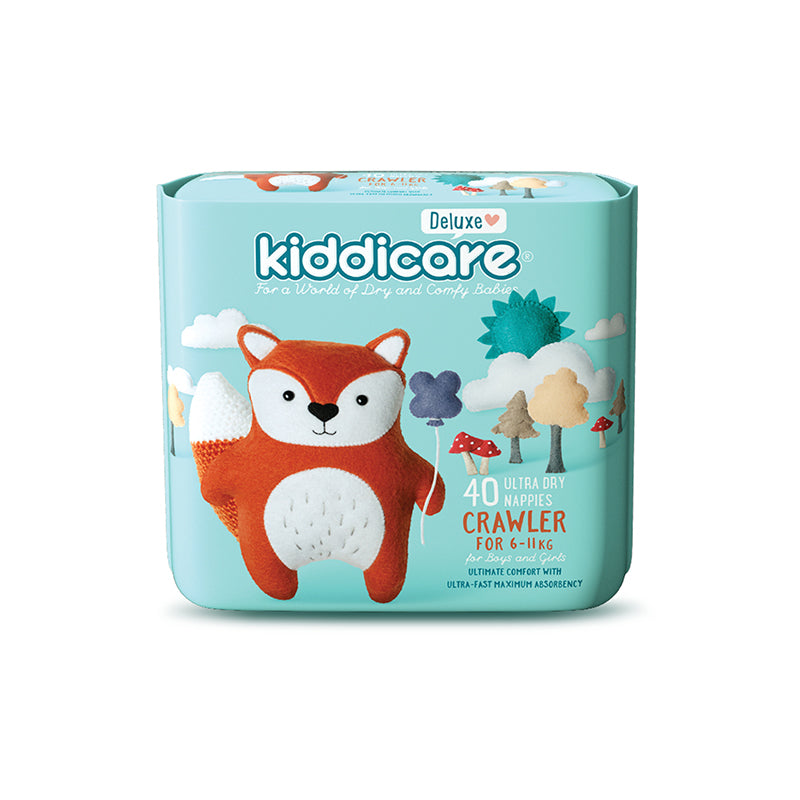 Kiddicare Deluxe Crawler Unisex Nappies 40s Size 3
