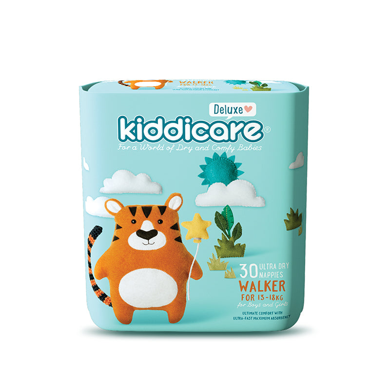 Kiddicare Deluxe Walker Unisex Nappies 30s Size 5